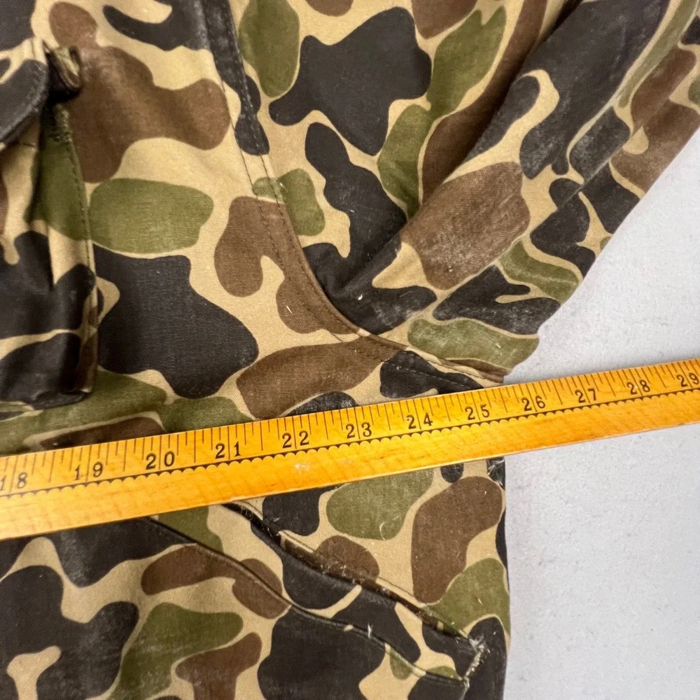 RedHead Bone-Dry Hunting Jacket Mens 44 Green Camo Corduroy Utility Field Coat